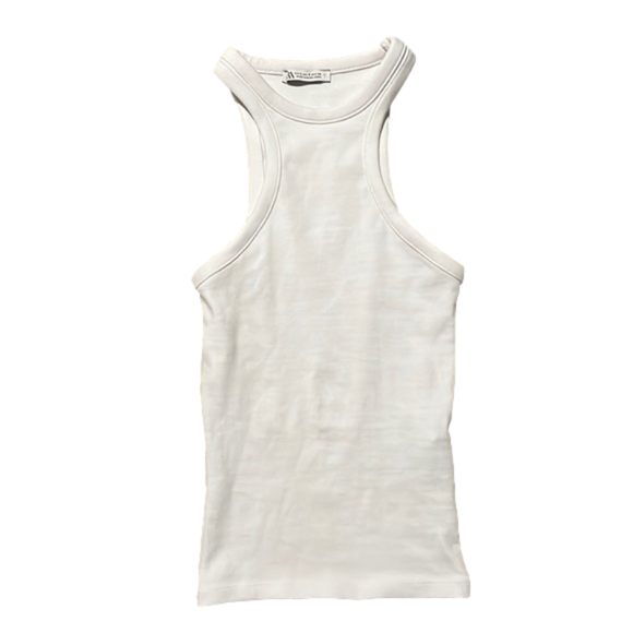 Zara Tops - Zara size small white halter top